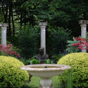 Jardin de la Mansonière - Le patio